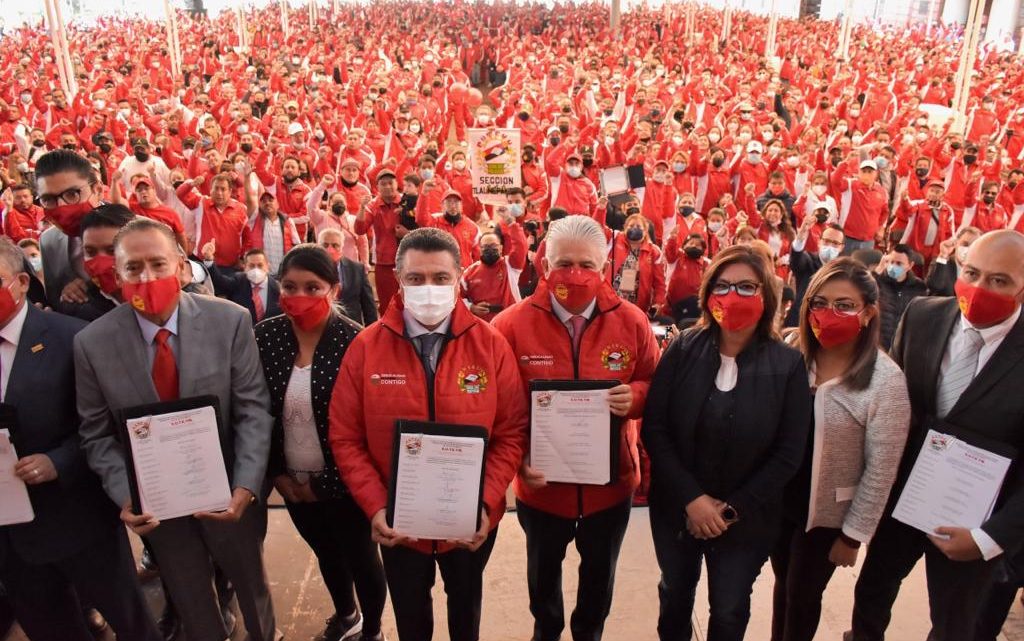 Anuncian aumento salarial de 6 por ciento a más de mil trabajadores sindicalizados de Tlalnepantla