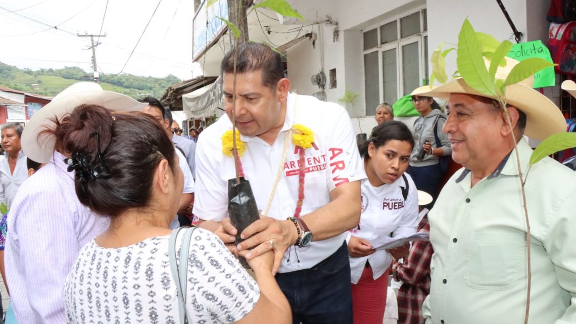 Favorecen a Alejandro Armenta preferencias electorales para la gubernatura de Puebla