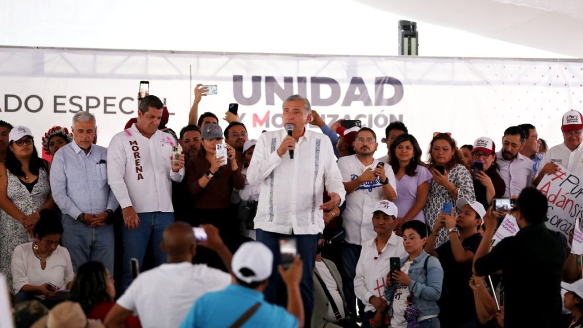 Unidad es la clave para detener el embate de los conservadores, asegura Adán Augusto López