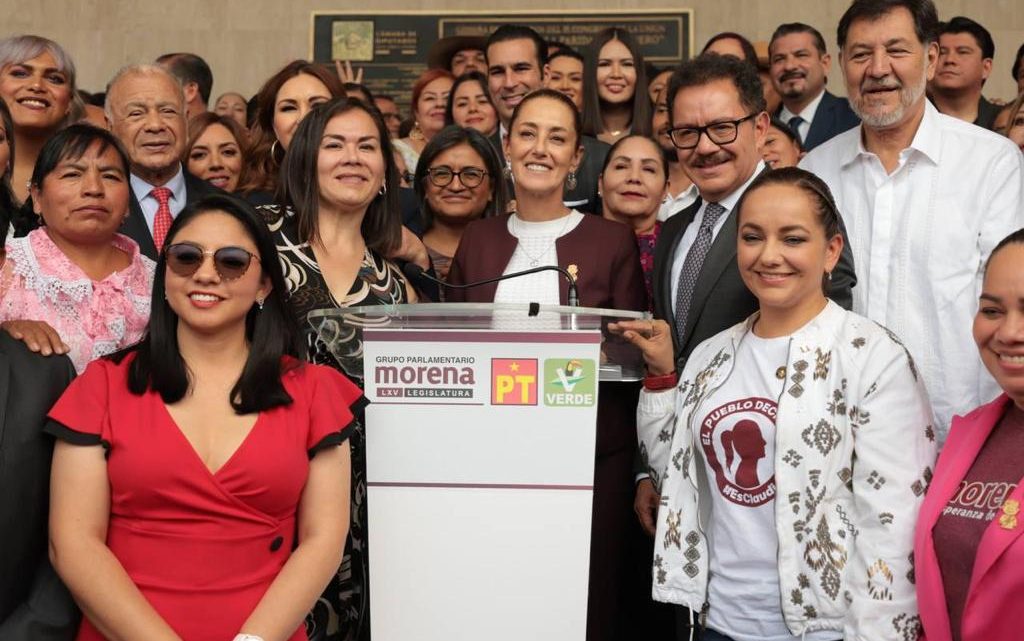 Claudia Sheinbaum llama a legisladores de Morena, PT y el PVEM a sumar esfuerzos