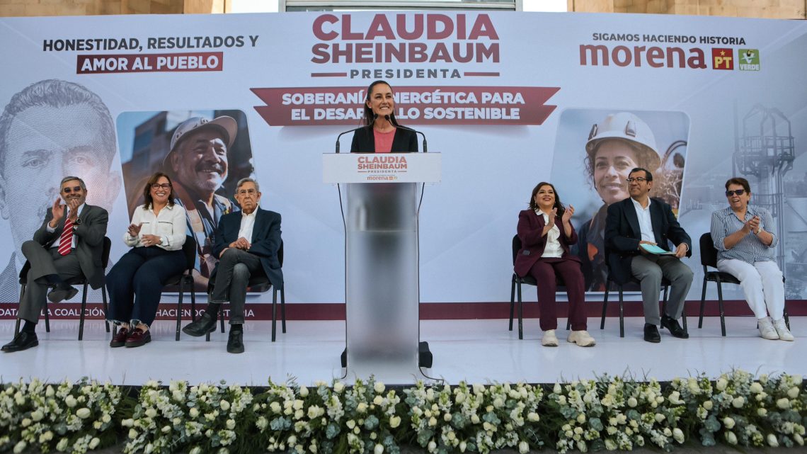 Presenta Claudia Sheinbaum eje de gobierno “República Soberana y Energía Sustentable”