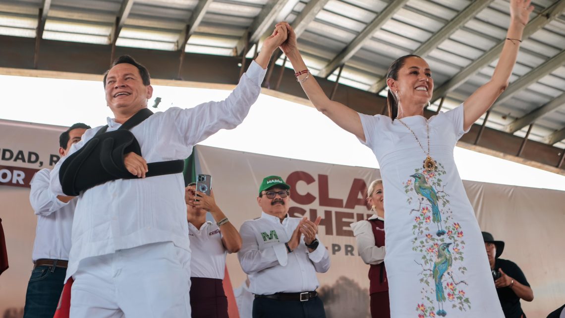 Claudia Sheinbaum garantiza bienestar para Yucatán