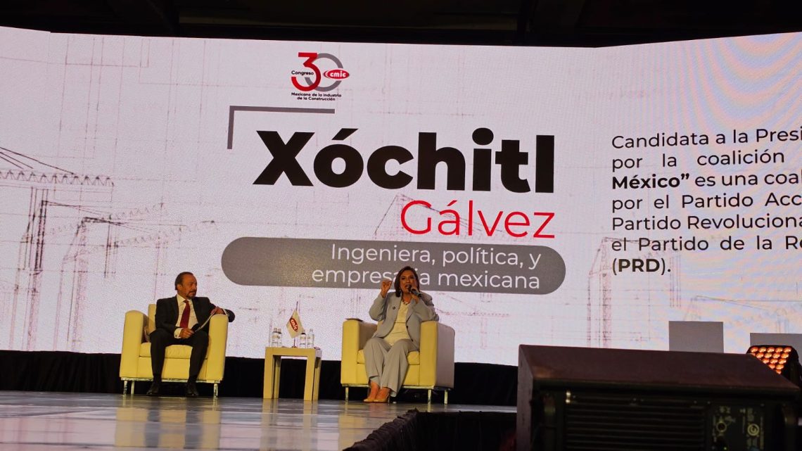 Xóchitl Gálvez presenta ante empresarios Plan de Infraestructura; promete fin a corrupción