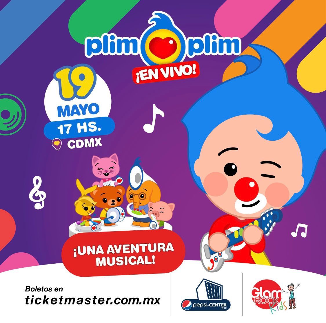 PLIM PLIM "Una Aventura Musical" Ofrecerá Show En El Pepsi Center ...