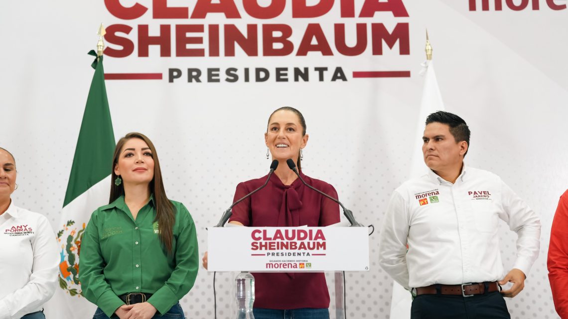 Anuncia Claudia Sheinbaum que su cierre de campaña será el 29 de mayo en el Zócalo capitalino