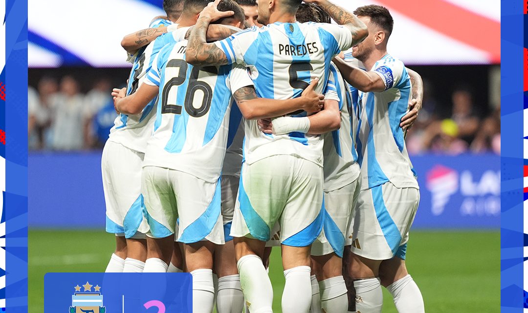 Argentina tiene un gran comienzo en la Copa América y Lionel Messi rompe otro récord