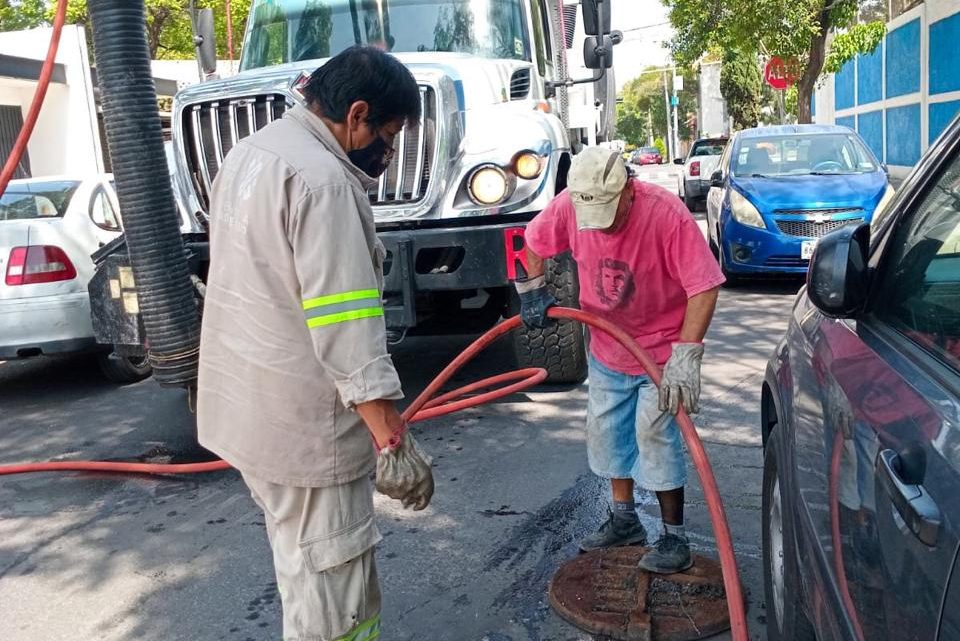 Refuerzan acciones para reducir la probabilidad de inundaciones en la Cuauhtémoc ante la temporada de lluvias