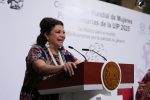 Vamos a construir una ciudad feminista y de cuidados, aseguró Brugada en la Conferencia Mundial de Mujeres Parlamentarias